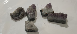 Amethyst small chunks (druze) in bag.